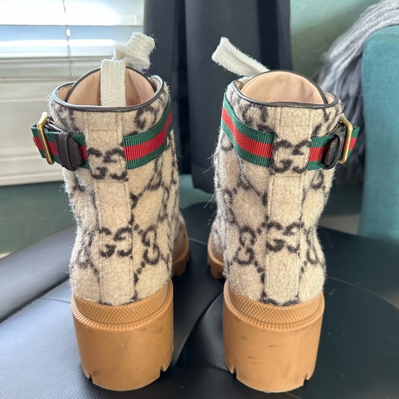 Authentic Gucci wool ankle boots - Picture 9 of 11